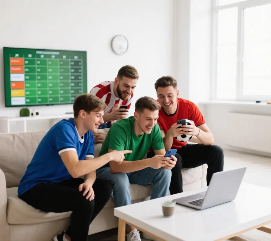 世界杯观赛场景